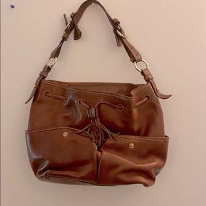ECU Dooney and Burke brown leather bag